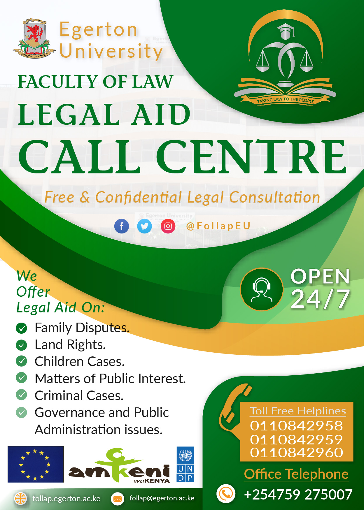 FOLLAP Call Centre Flyer