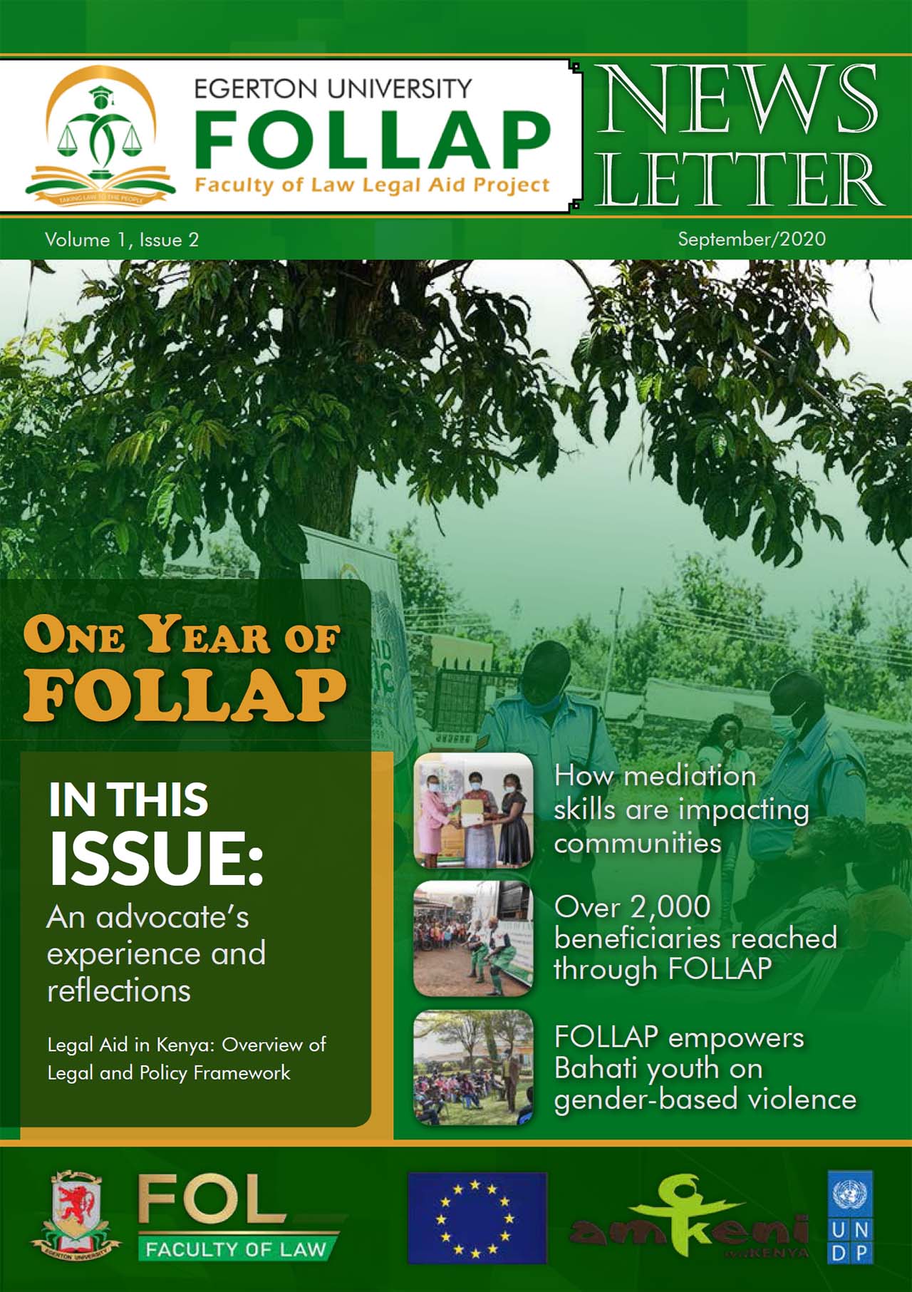 FOLLAP Newsletter: Volume 1, issue 2 of 2020